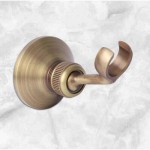 Vintage brass shower holder, adjustable shower holder, shower holder compatible with brass fitting